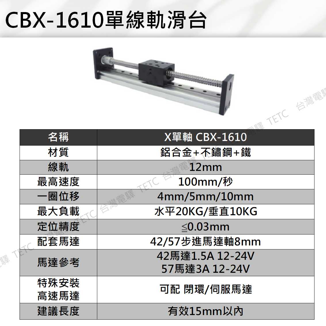 VXY2080 正常動作品 DL可 XYZ工字型運動滑台組CBX-1610 運動控制器步進馬達整套規劃代工:: TETC